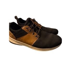 Skechers Shoes Men's Size Us 12 Delson Brant Brown/Black Walking Trainers